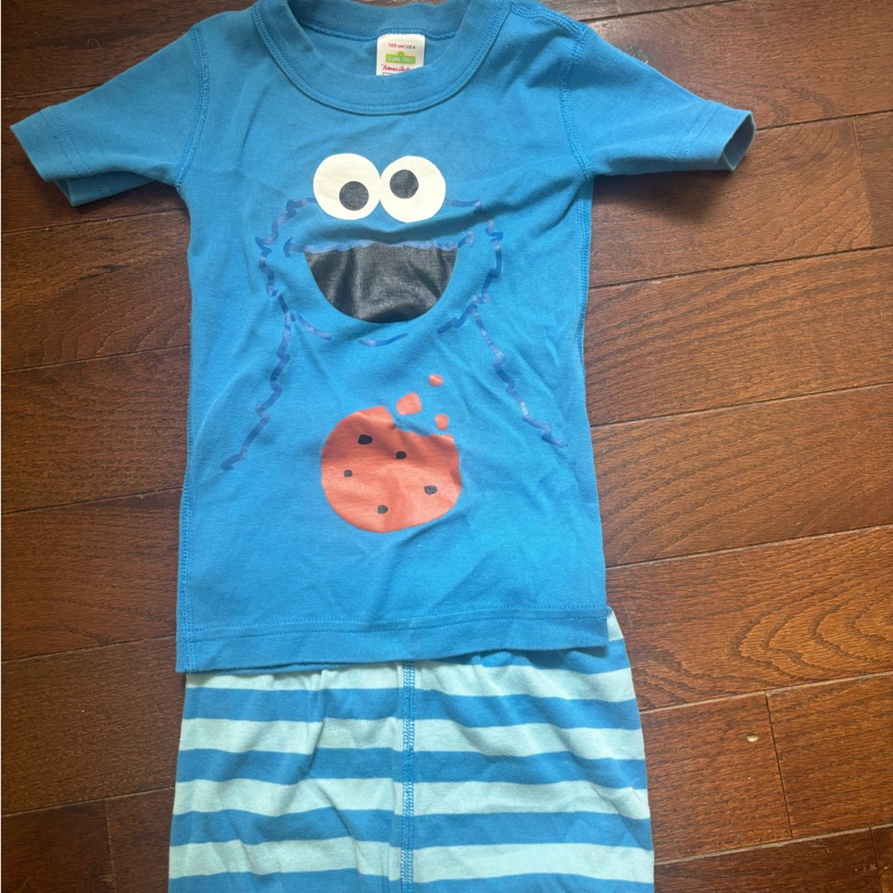 Hanna Anderson Cookie Monster Pjs